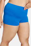 Zivame Anti-Microbial True Curv Medium Rise Full Coverage Boyshorts - Princess Blue — thumbnail 3